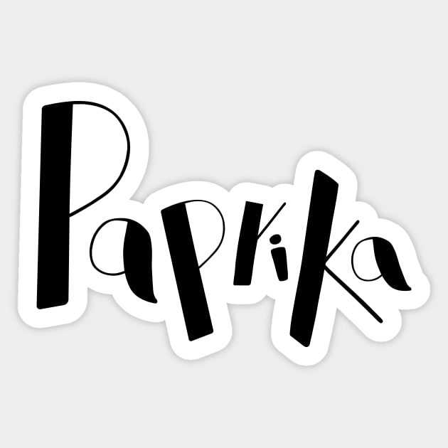 Paprika Sticker by Trendering